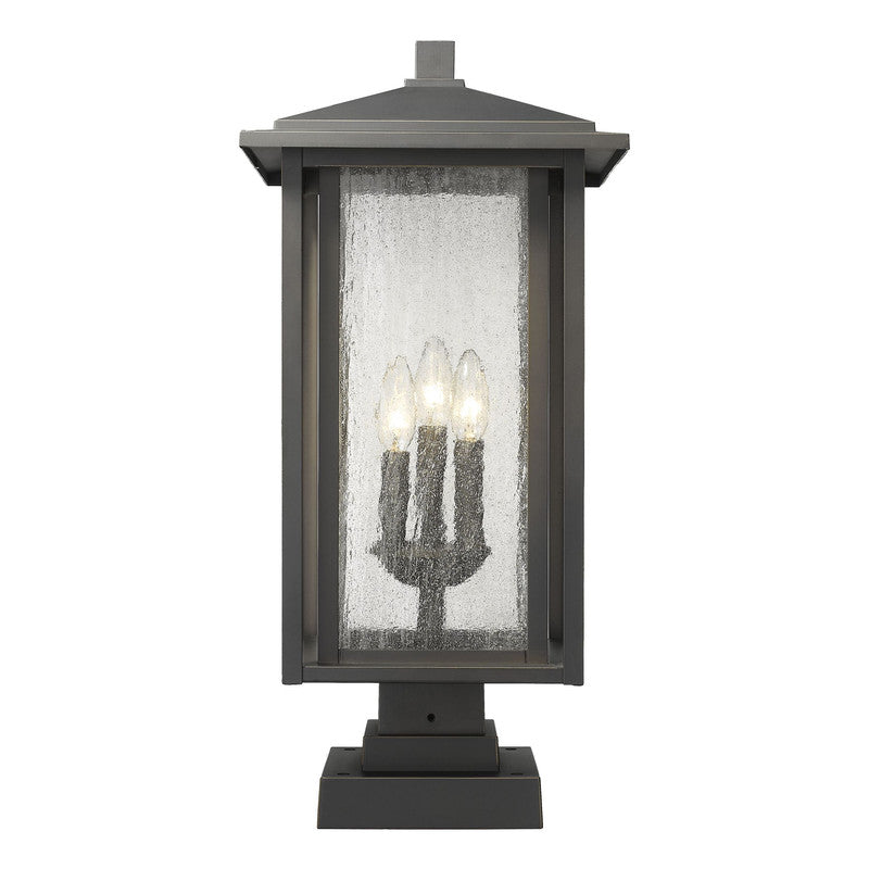 Z-Lite 554PHXLS-SQPM - Aspen 3 Light 11" Pier Mount