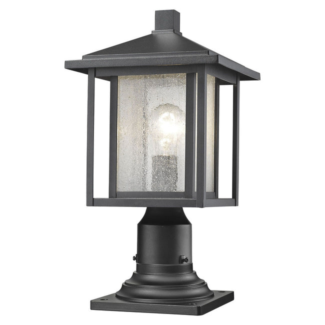 554PHM-533PM - Aspen 1 Light 9" Pier Mount