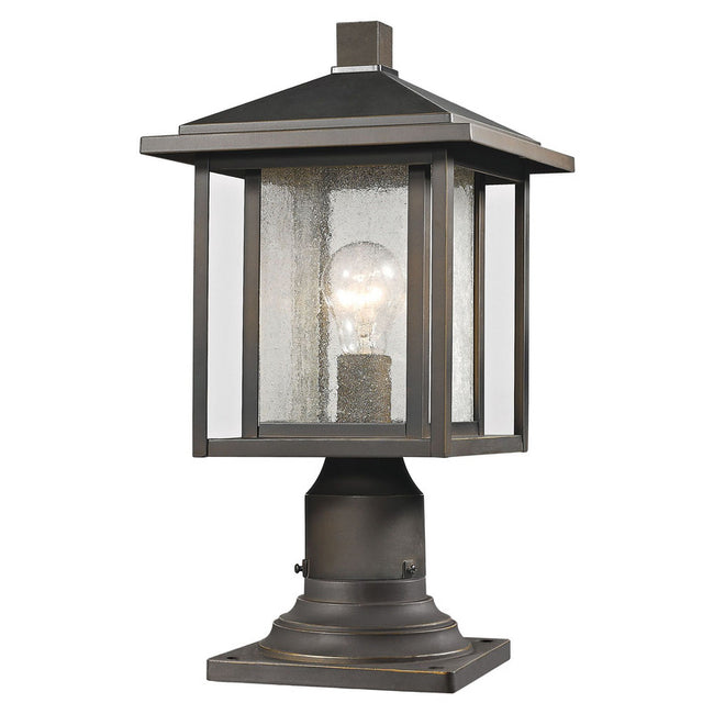 554PHM-554PM - Aspen 1 Light 9" Pier Mount