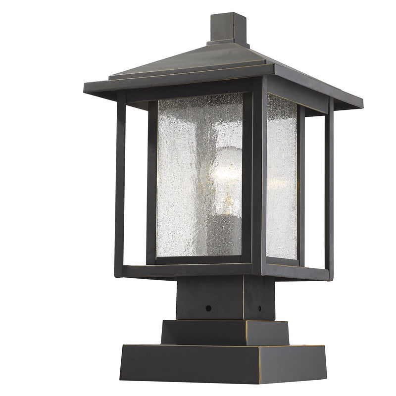 Z-Lite 554PHMS-SQPM - Aspen 1 Light 9" Pier Mount