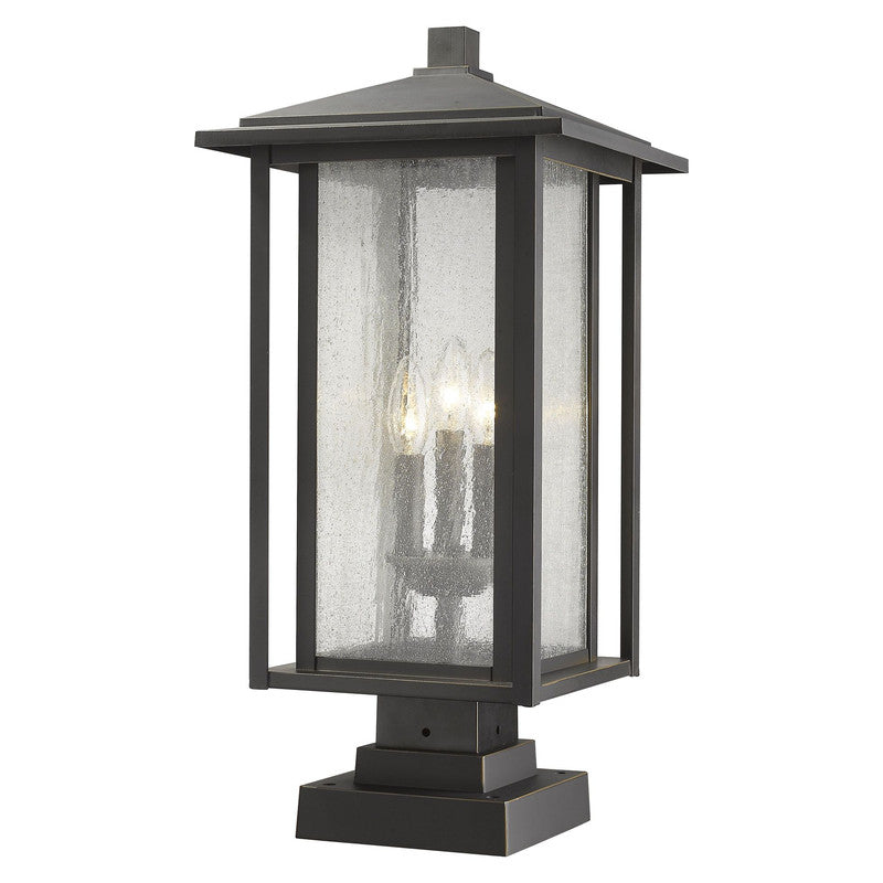 Z-Lite 554PHXLS-SQPM - Aspen 3 Light 11" Pier Mount