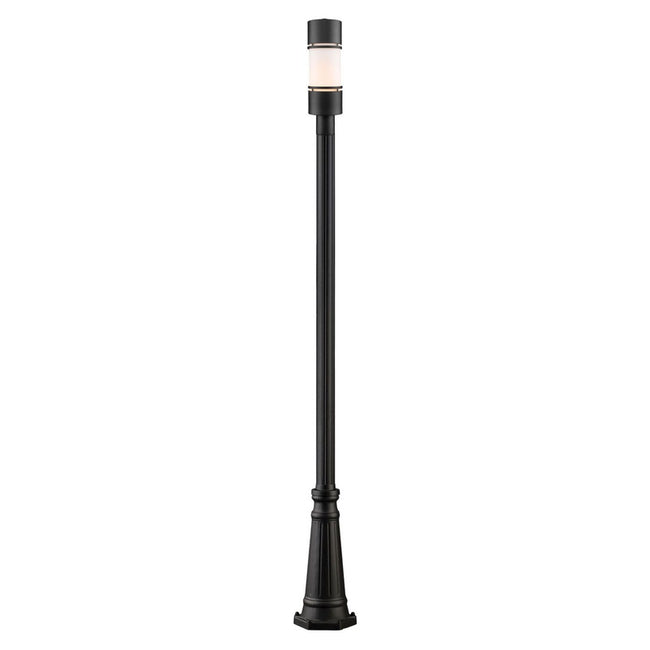 Z-Lite 553PHB-519P-LED - Luminata 1 Light 10" Post Mount