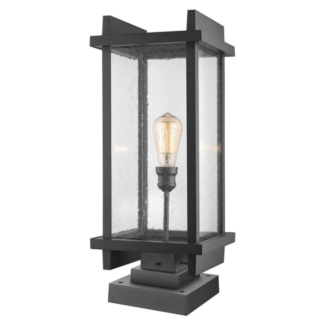 Z-Lite 565PHBS-SQPM - Fallow 1 Light 10" Pier Mount