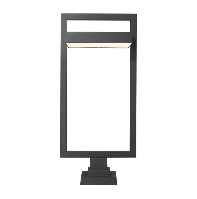 566PHXLS-SQPM-LED - Luttrel 1 Light 14" Pier Mount