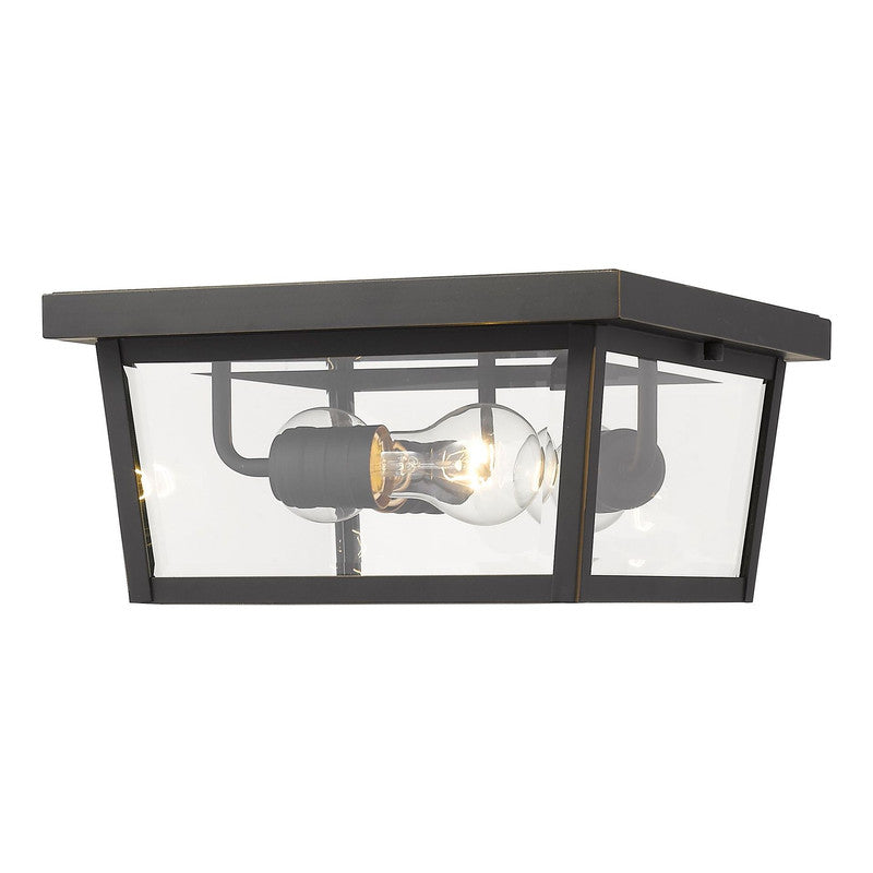 Z-Lite 568F - Beacon 3 Light 12" Flush Mount