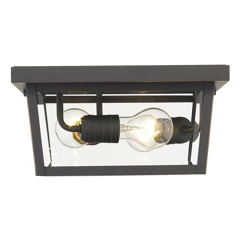 Z-Lite 568F - Beacon 3 Light 12" Flush Mount