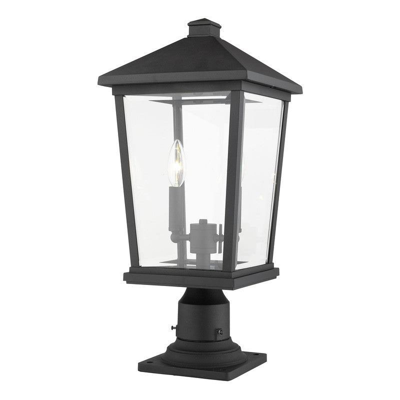 Z-Lite 568PHBR-533PM - Beacon 2 Light 10" Pier Mount