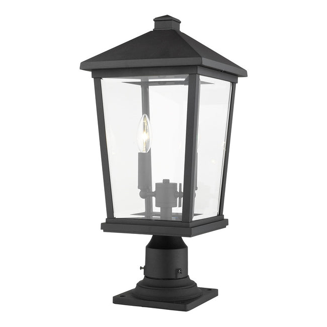 Z-Lite 568PHBR-533PM - Beacon 2 Light 10" Pier Mount