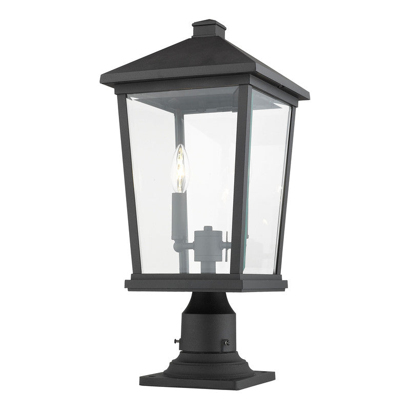 Z-Lite 568PHBR-533PM - Beacon 2 Light 10" Pier Mount