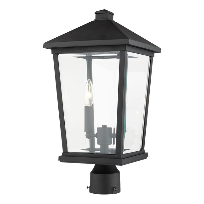 Z-Lite 568PHBR - Beacon 2 Light 10" Post Mount