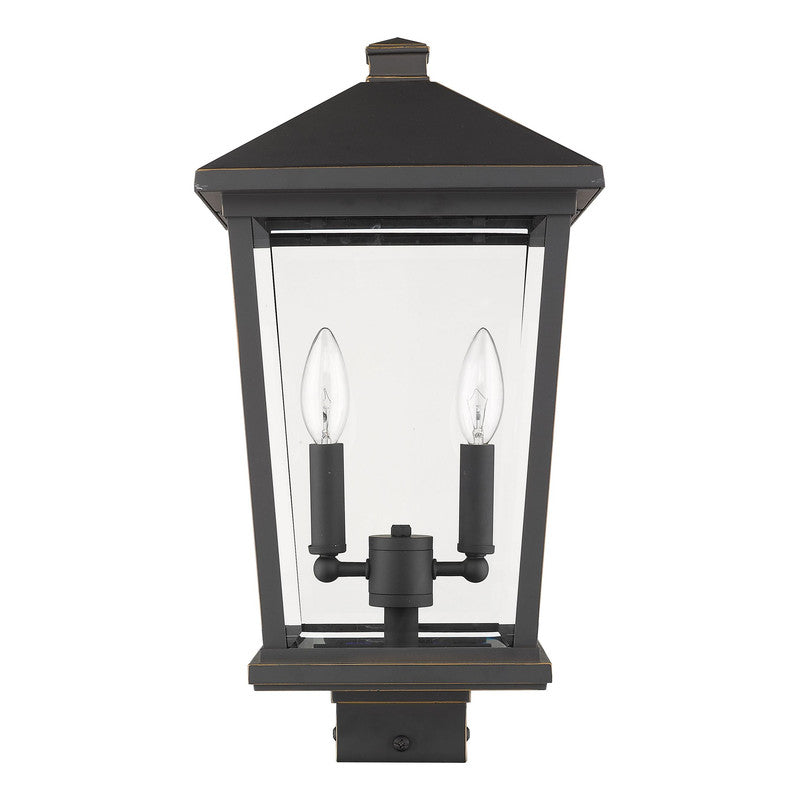 Z-Lite 568PHBS - Beacon 2 Light 10" Post Mount