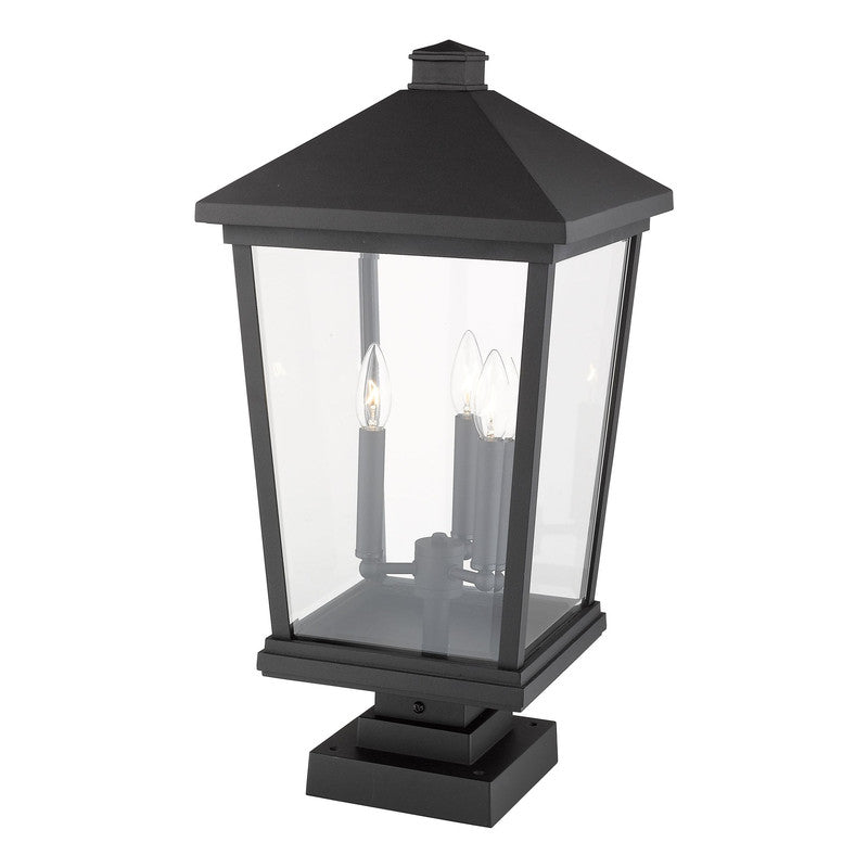 Z-Lite 568PHXLS-SQPM - Beacon 3 Light 12" Pier Mount