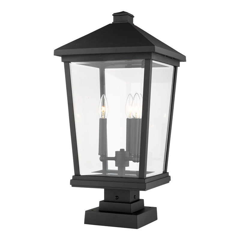 Z-Lite 568PHXLS-SQPM - Beacon 3 Light 12" Pier Mount