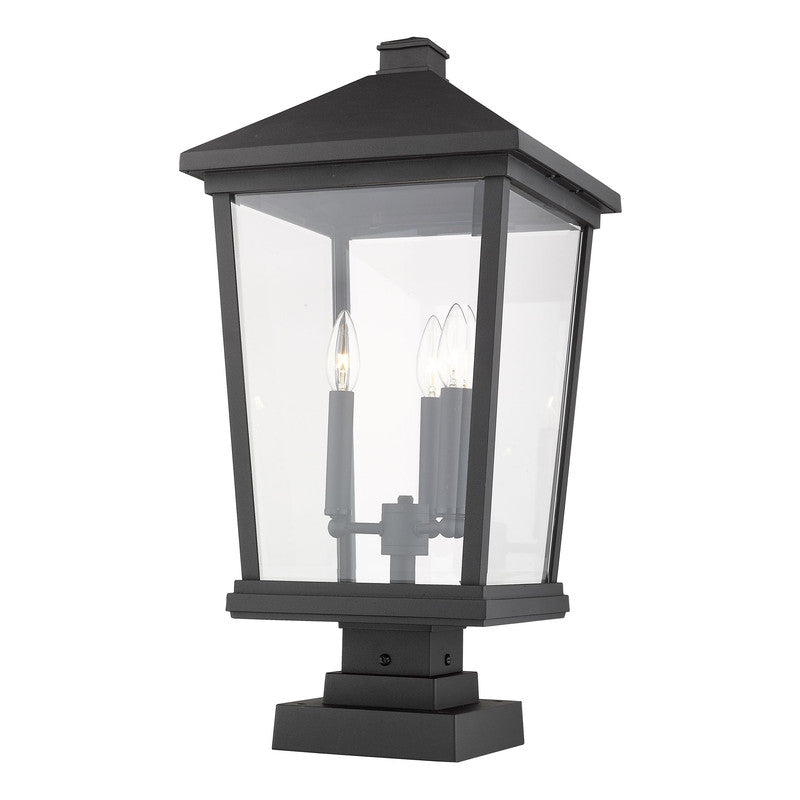 Z-Lite 568PHXLS-SQPM - Beacon 3 Light 12" Pier Mount