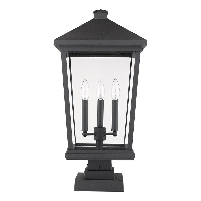 Z-Lite 568PHXLS-SQPM - Beacon 3 Light 12" Pier Mount