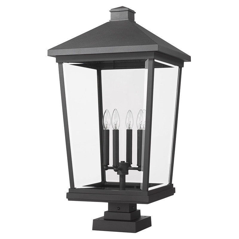 568PHXXLS-SQPM - Beacon 4 Light 16" Pier Mount