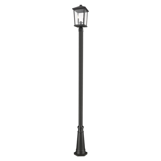 Z-Lite 568PHBR-519P - Beacon 2 Light 10" Post Mount