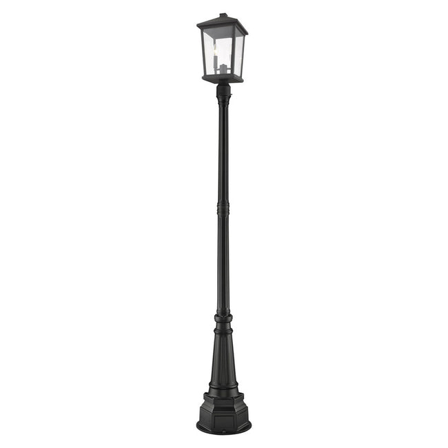 Z-Lite 568PHBR-564P - Beacon 2 Light 14" Post Mount
