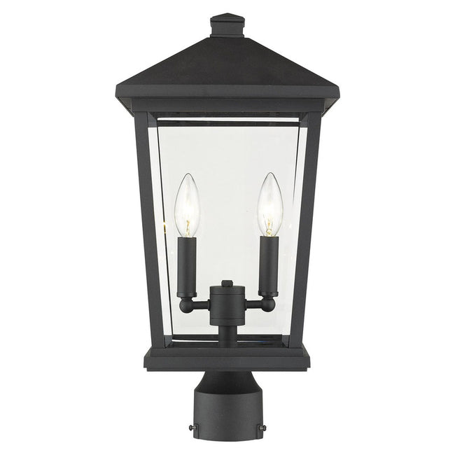 Z-Lite 568PHBR - Beacon 2 Light 10" Post Mount