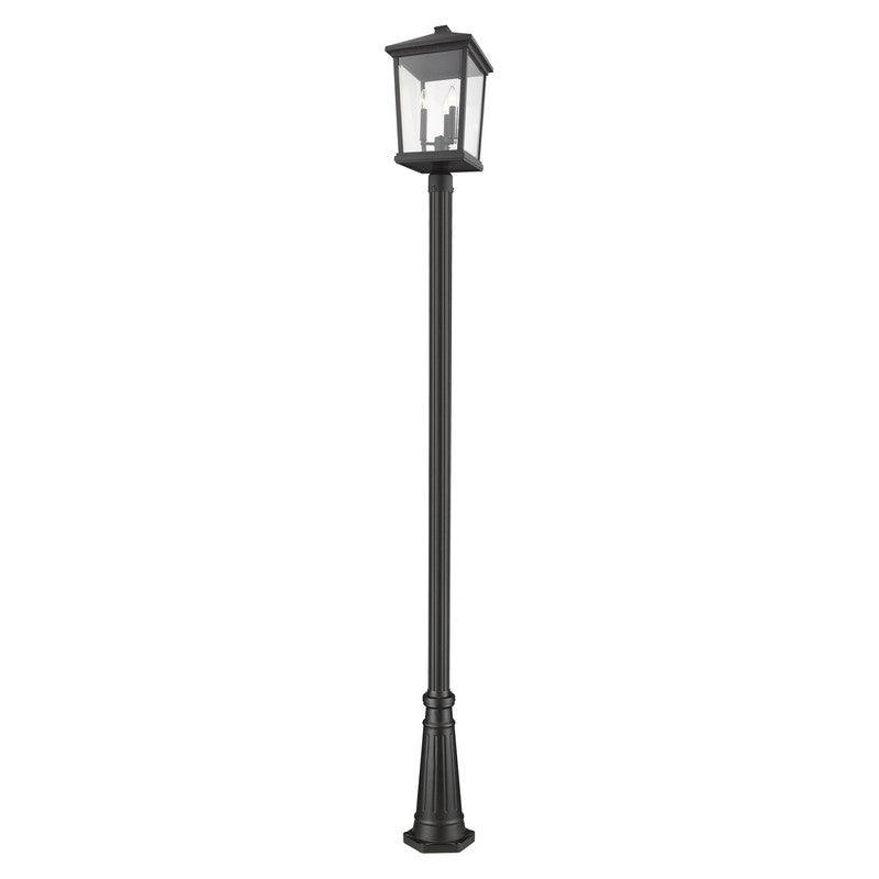 Z-Lite 568PHXLR-519P - Beacon 3 Light 12" Post Mount
