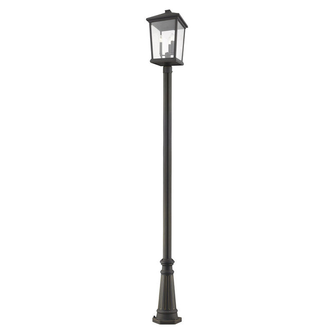 Z-Lite 568PHXLR-519P - Beacon 3 Light 12" Post Mount
