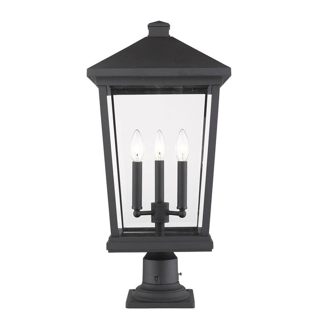Z-Lite 568PHXLR-533PM - Beacon 3 Light 12" Pier Mount