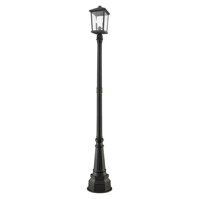 Z-Lite 568PHXLR-564P - Beacon 3 Light 14" Post Mount