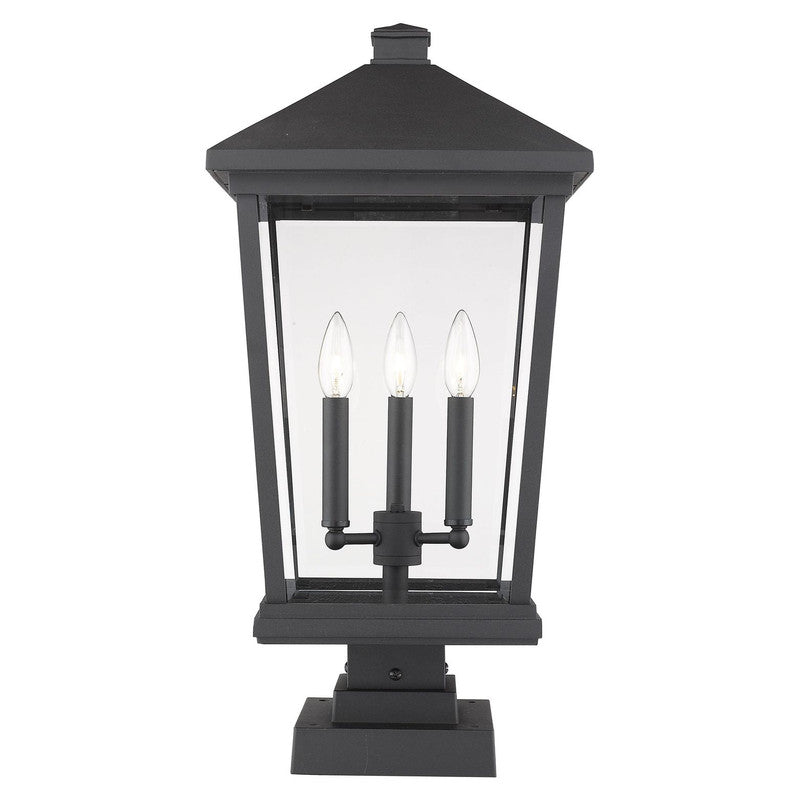 Z-Lite 568PHXLS-SQPM - Beacon 3 Light 12" Pier Mount