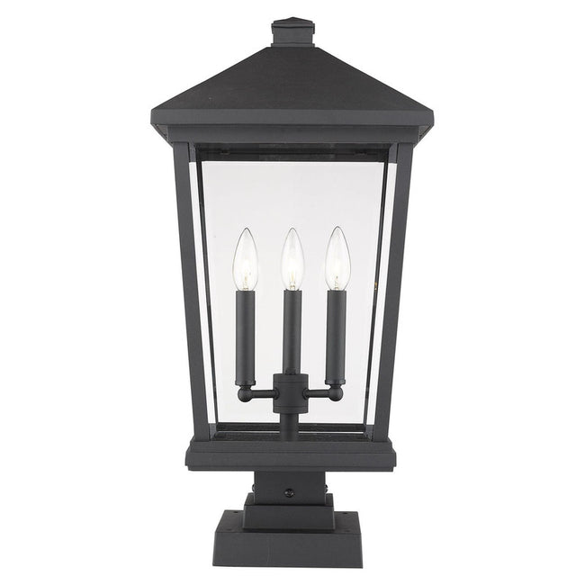 Z-Lite 568PHXLS-SQPM - Beacon 3 Light 12" Pier Mount