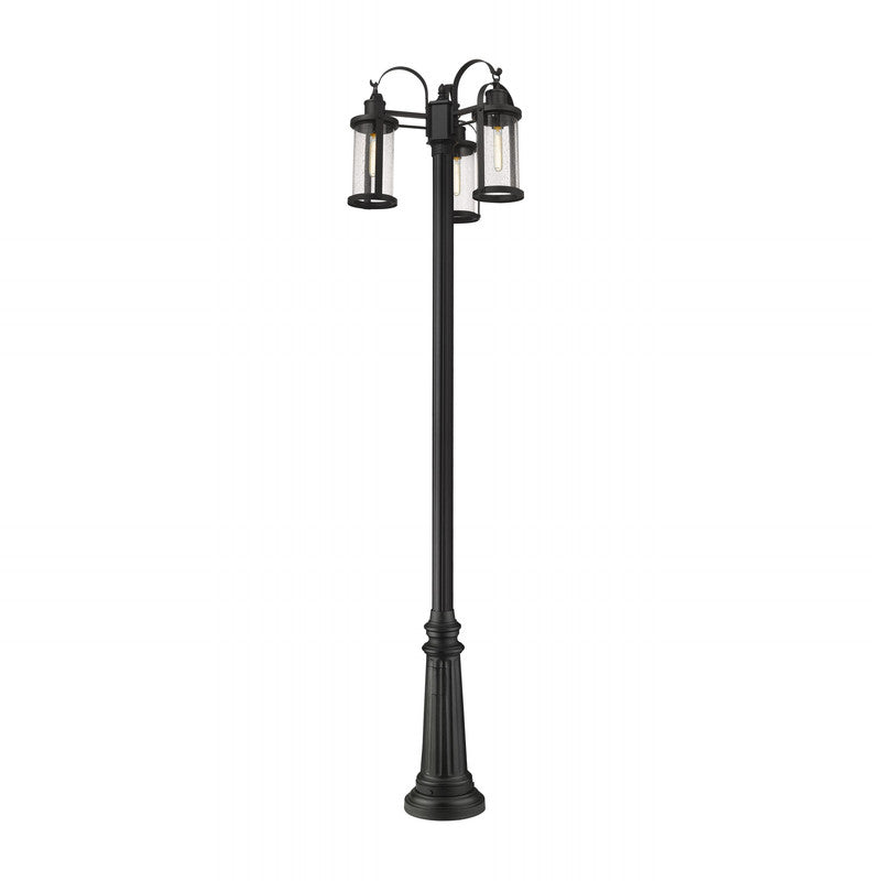 569MP3-511P - Roundhouse 3 Light 24" Post Mount