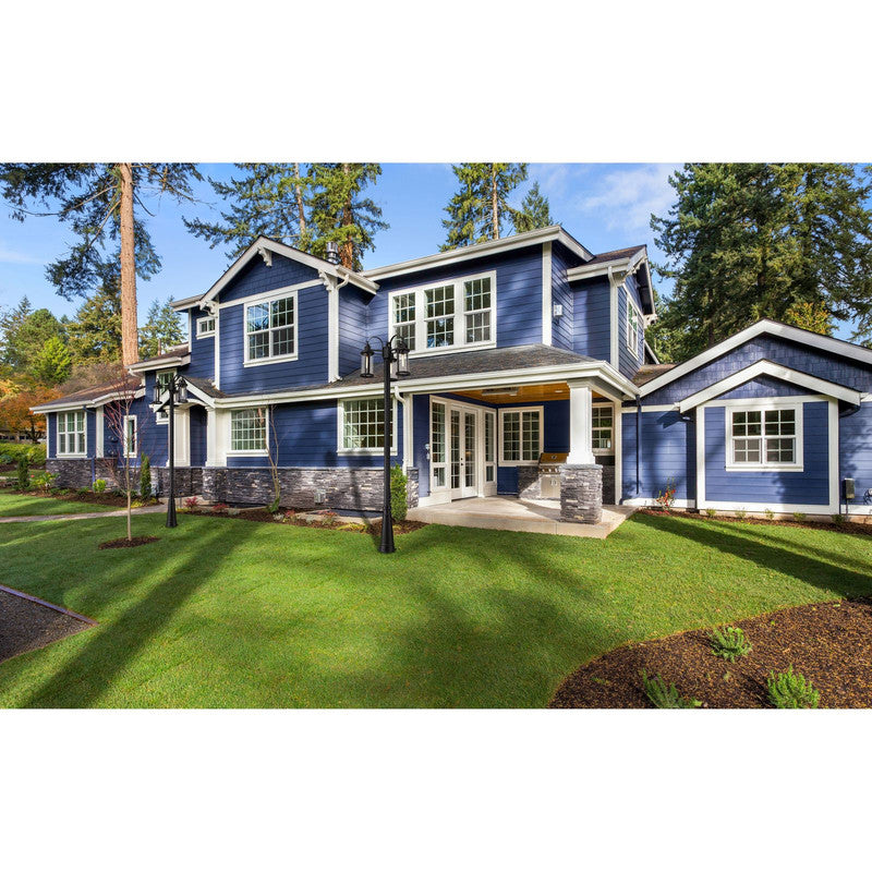 569MP3-519P - Roundhouse 3 Light 24" Post Mount