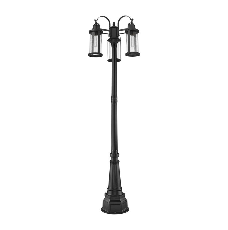 569MP3-564P - Roundhouse 3 Light 24" Post Mount