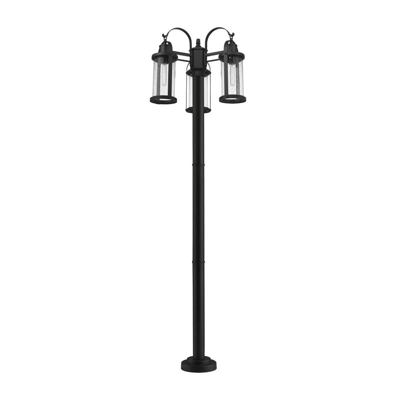569MP3-567P - Roundhouse 3 Light 24" Post Mount