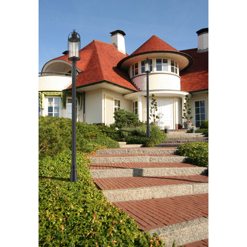 569PHB-519P - Roundhouse 1 Light 10" Post Mount