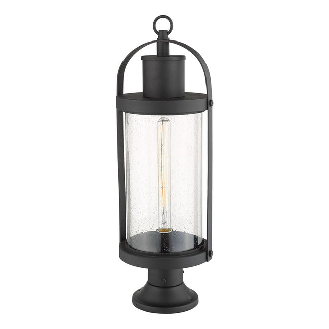 569PHB-553PM - Roundhouse 1 Light 9" Pier Mount