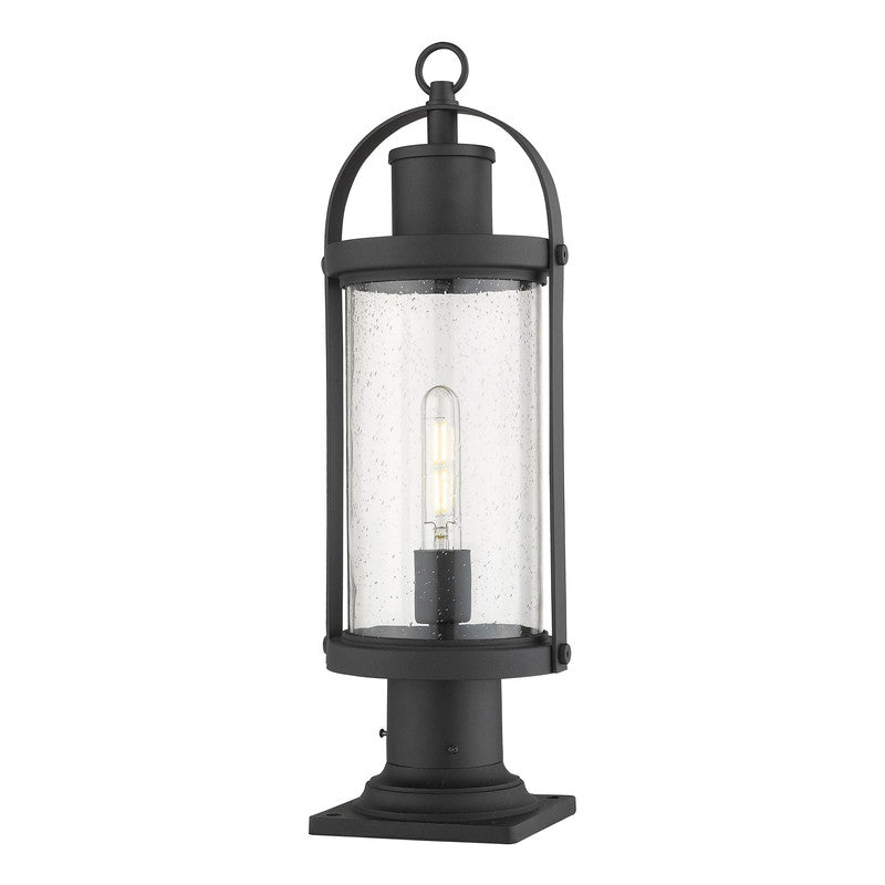 569PHM-533PM - Roundhouse 1 Light 8" Pier Mount