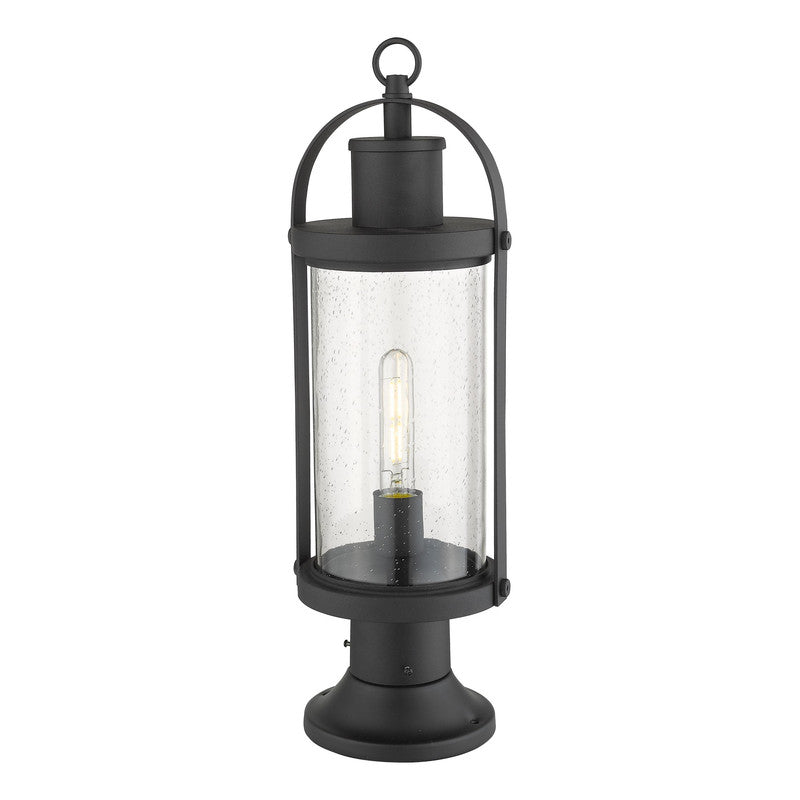 569PHM-553PM - Roundhouse 1 Light 8" Pier Mount