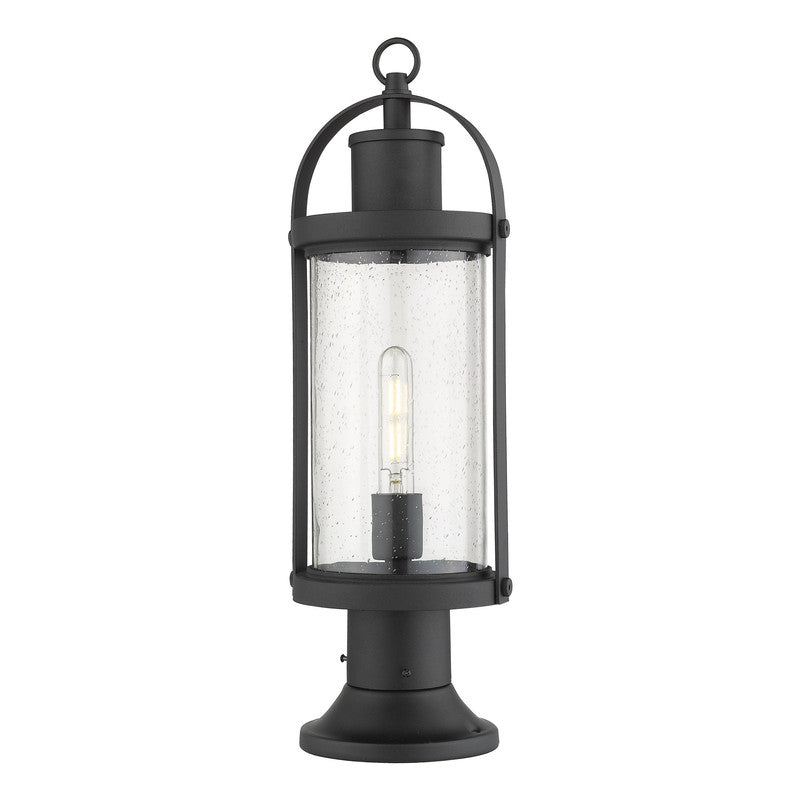 569PHM-553PM - Roundhouse 1 Light 8" Pier Mount