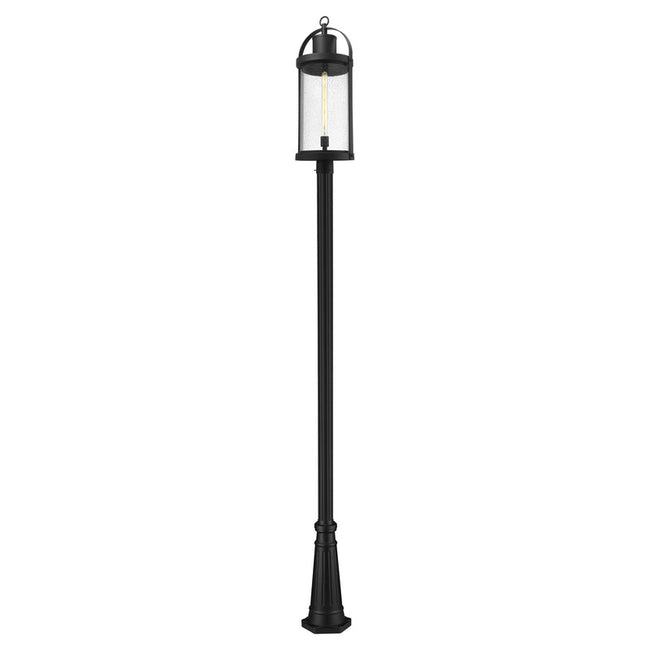 569PHXL-519P - Roundhouse 1 Light 12" Post Mount