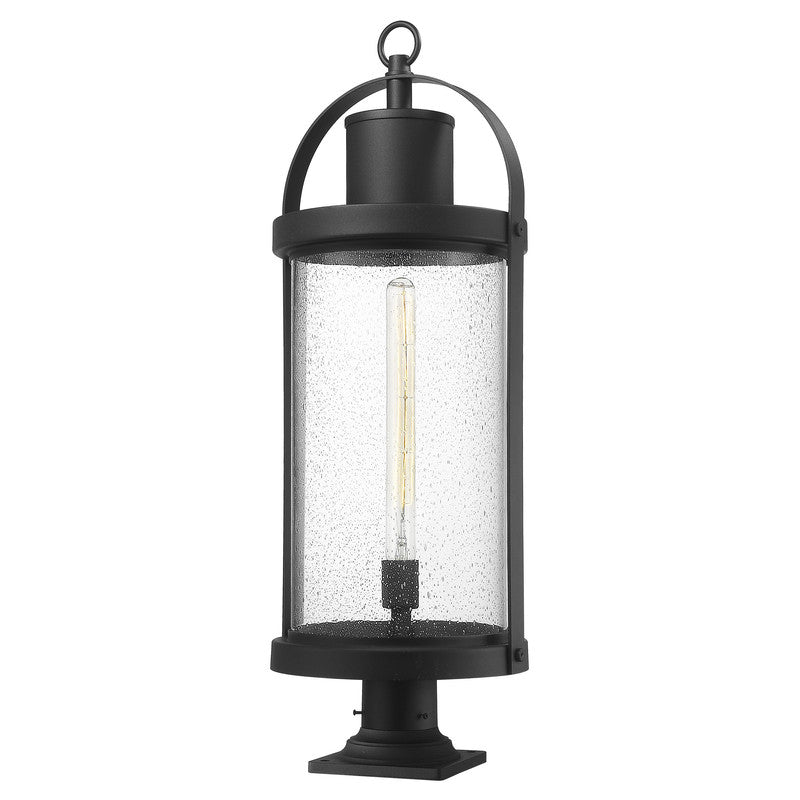 569PHXL-533PM - Roundhouse 1 Light 12" Pier Mount