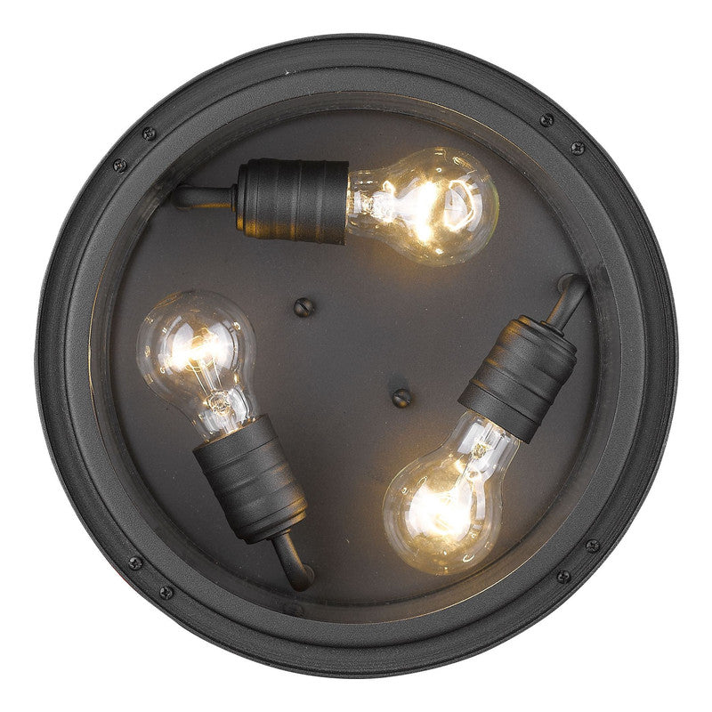Z-Lite 570F - Jordan 3 Light 12" Flush Mount