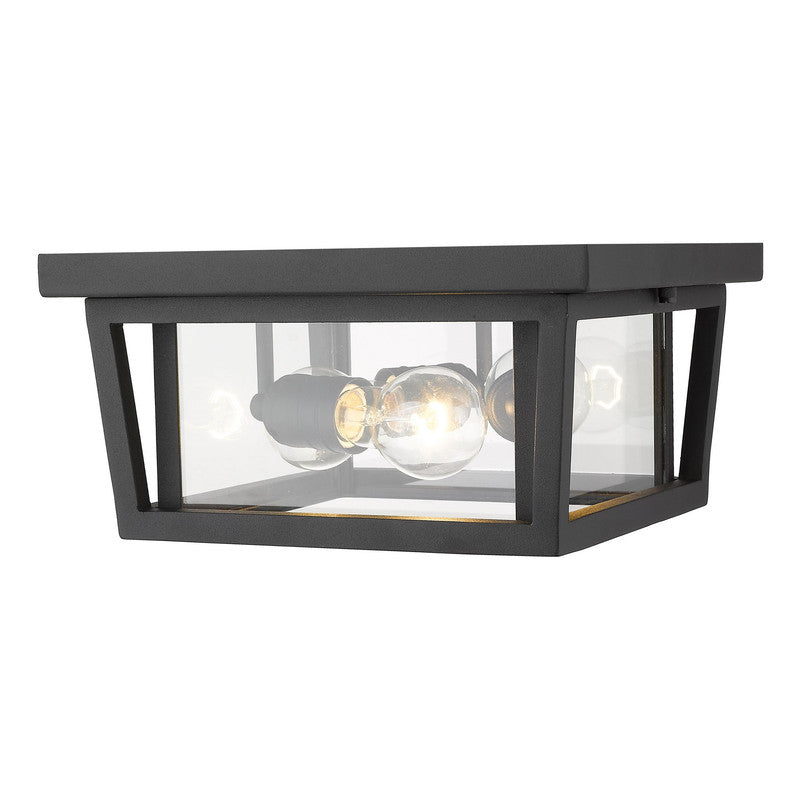 Z-Lite 571F - Seoul 3 Light 12" Flush Mount
