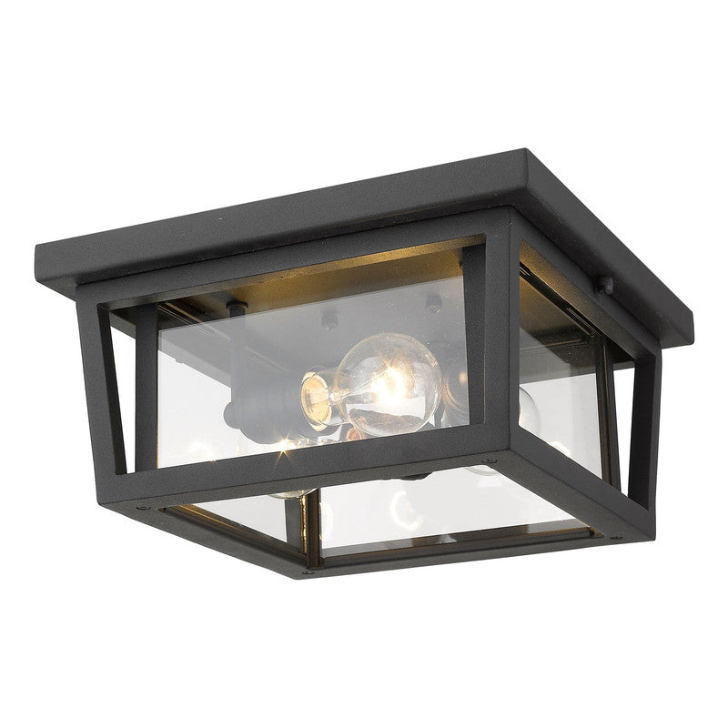 Z-Lite 571F - Seoul 3 Light 12" Flush Mount