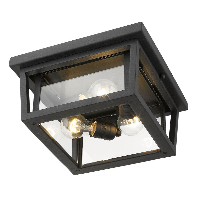 Z-Lite 571F - Seoul 3 Light 12" Flush Mount