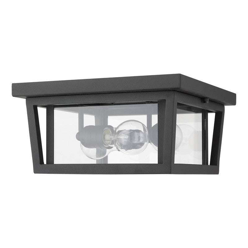 Z-Lite 571F - Seoul 3 Light 12" Flush Mount