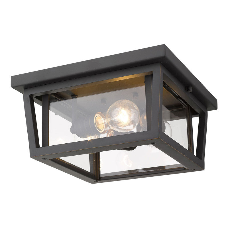 Z-Lite 571F - Seoul 3 Light 12" Flush Mount