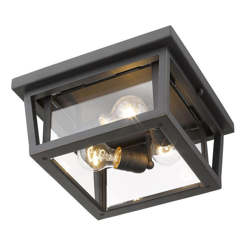 Z-Lite 571F - Seoul 3 Light 12" Flush Mount