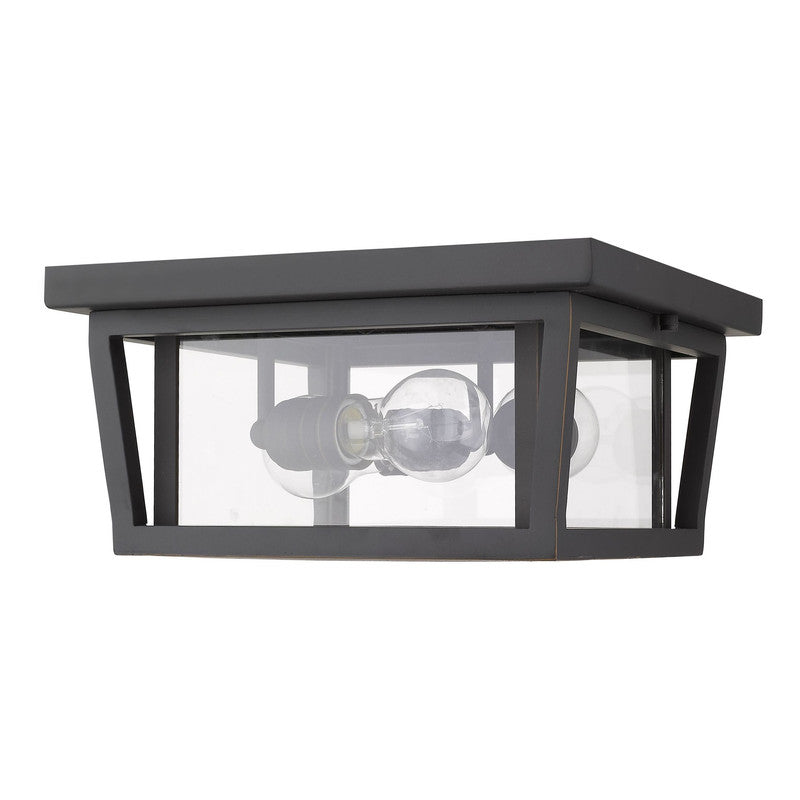 Z-Lite 571F - Seoul 3 Light 12" Flush Mount