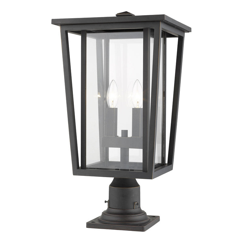 Z-Lite 571PHBR-533PM - Seoul 2 Light 11" Pier Mount