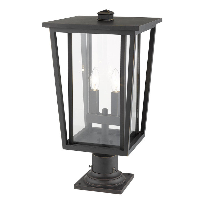 Z-Lite 571PHBR-533PM - Seoul 2 Light 11" Pier Mount